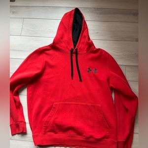 Under Armour Hooded Sweatshirt Red L